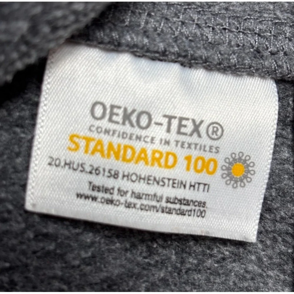 Lands' End Quarter Zip Fleece Pullover Gray Big Tall 3XL Men's Cozy‎ Casual
